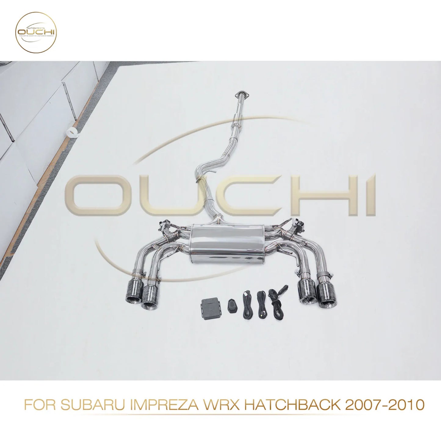 OUCHI Factory Direct Sales For Subaru Impreza WRXSTI Sedan 2007-2010 Stainless Steel With Electronic Valve Exhaust Catback