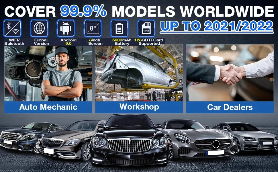 Launch X431 PRO V5.0 Car Diagnostic Tools ECU Online Coding Active Test Car Diagnostic Tools CAN FD 36 Resets Car Auto scanner