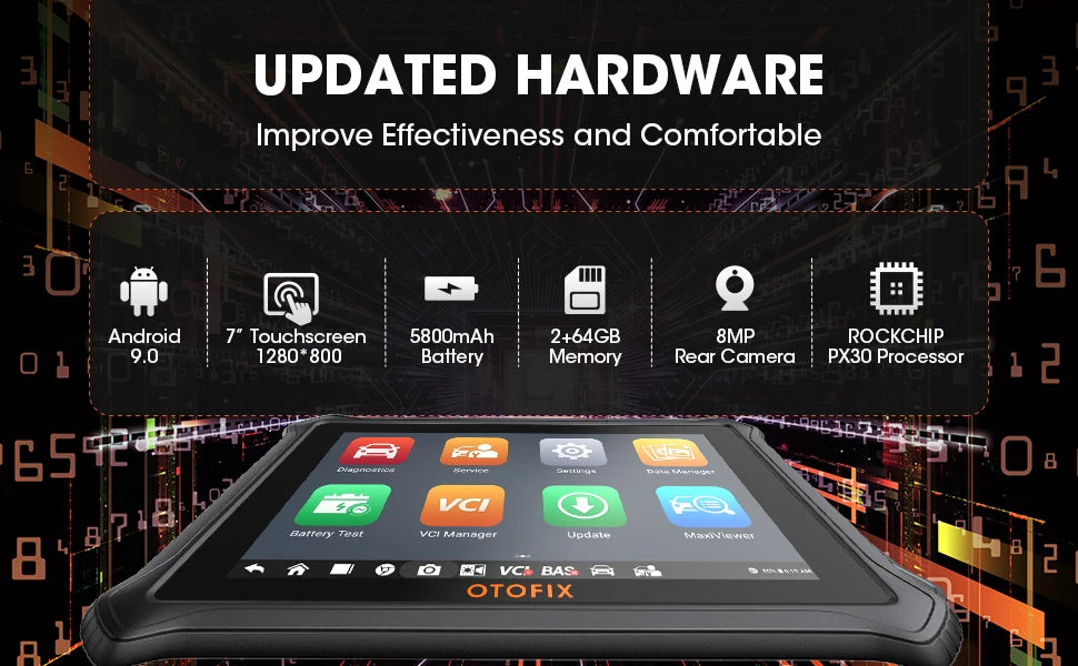 OTOFIX D1 Lite OBD2 Scanner All System Car Diagnostic Tool Automotive Scan Tool Bluetooth Diagnosis for All Cars