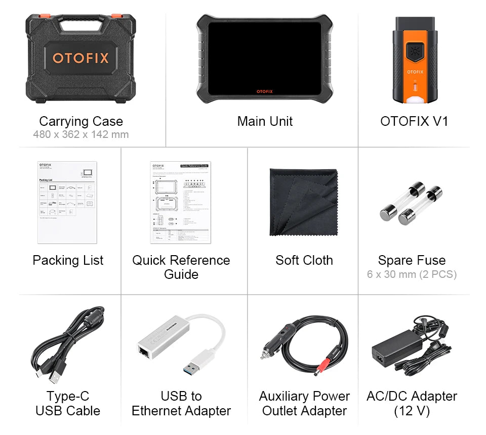 OTOFIX D1 PROS Diagnostic Scanner ECU Coding Bi-Directional Control Diagnostic Tools CANFD DoIP 2 Years Update Guided Functions