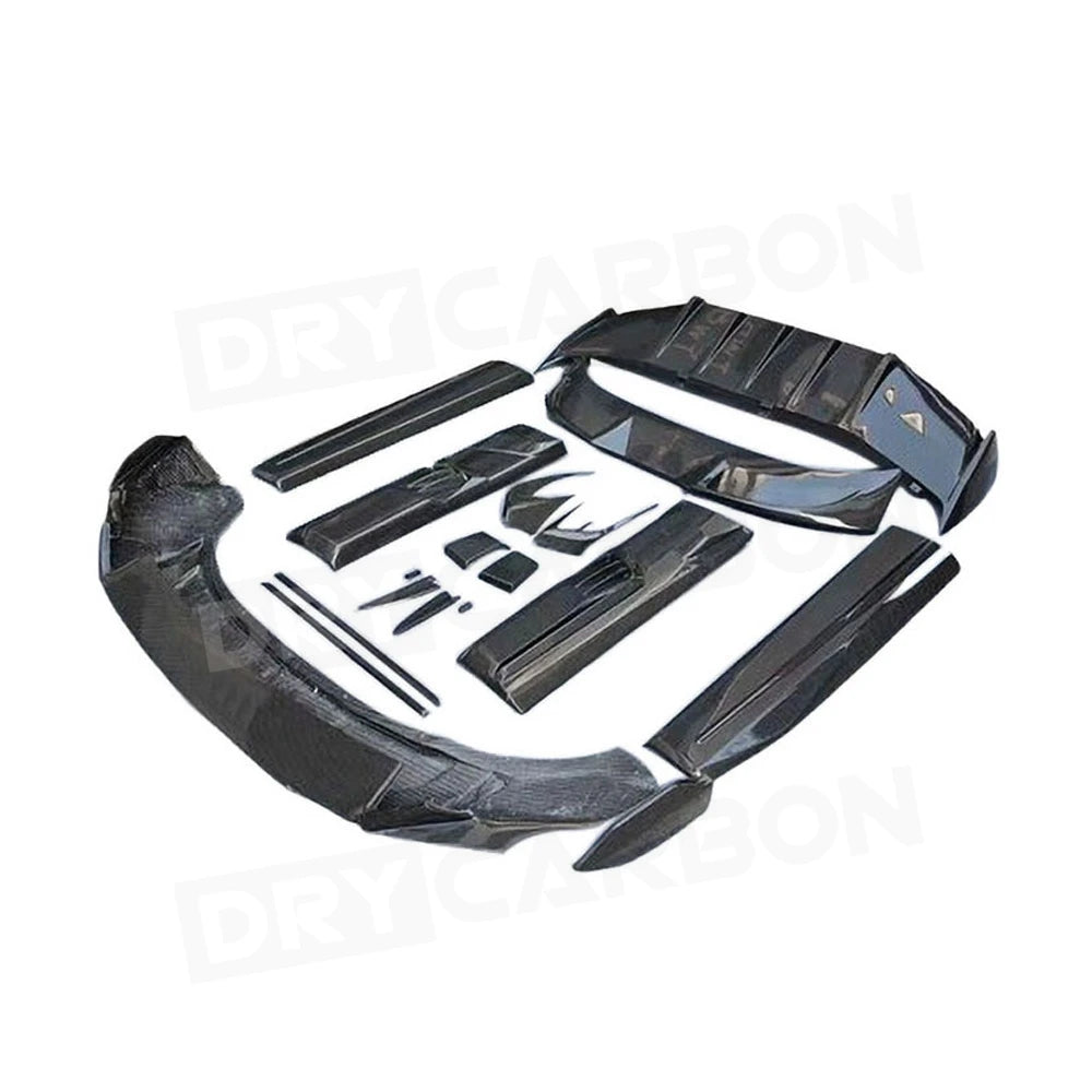for Lotus Eletre Dry Carbon Fiber Front Bumper Lip Rear Spoiler Trunk Wing Rear Diffuser Side Skirts Body Kits Accessories FRP