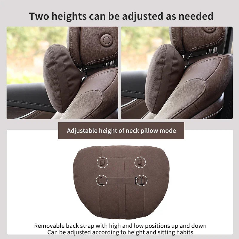 Color: Red - Top Quality Car Headrest Neck Support Seat Soft Neck - Premium Interior Accessories from NoEnName_Null - Just $36.89! Shop now at Rapidvehicles