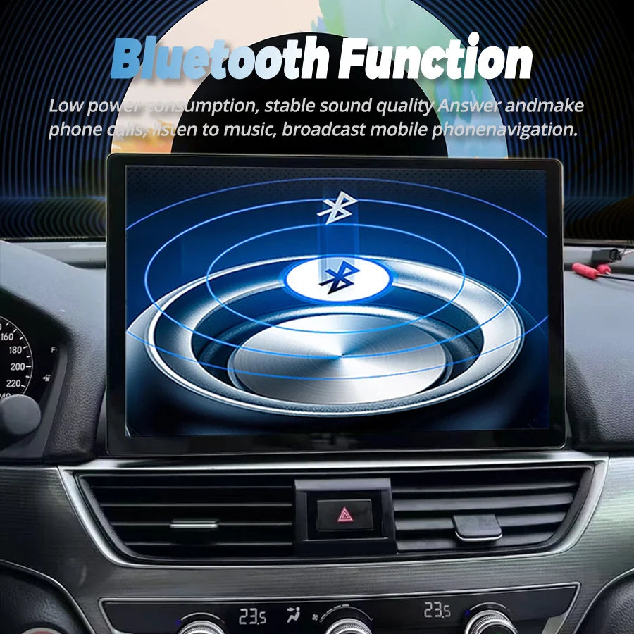 13.3'' Android 14 2K Screen For Honda Accord 2018 2019 2020 Stereo GPS Car Multimedia Video Player Navigation Carplay Head Unit