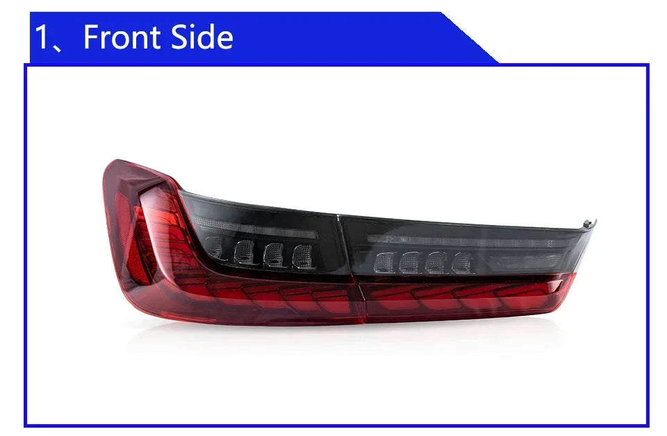 Car Taillights For BMW 3 Series G20 G28 320i 325i 330i 2020-2024 Upgrade LED Dynamic Dragon Scale Taillight Accessories Assembly