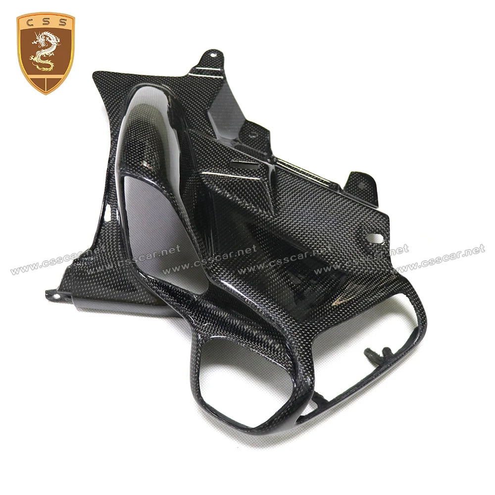 For Ferrari 458 OEM Replement Instrument Panel Air Conditioning Cover Trims Dry Carbon Fiber Interior Decoration Accessories