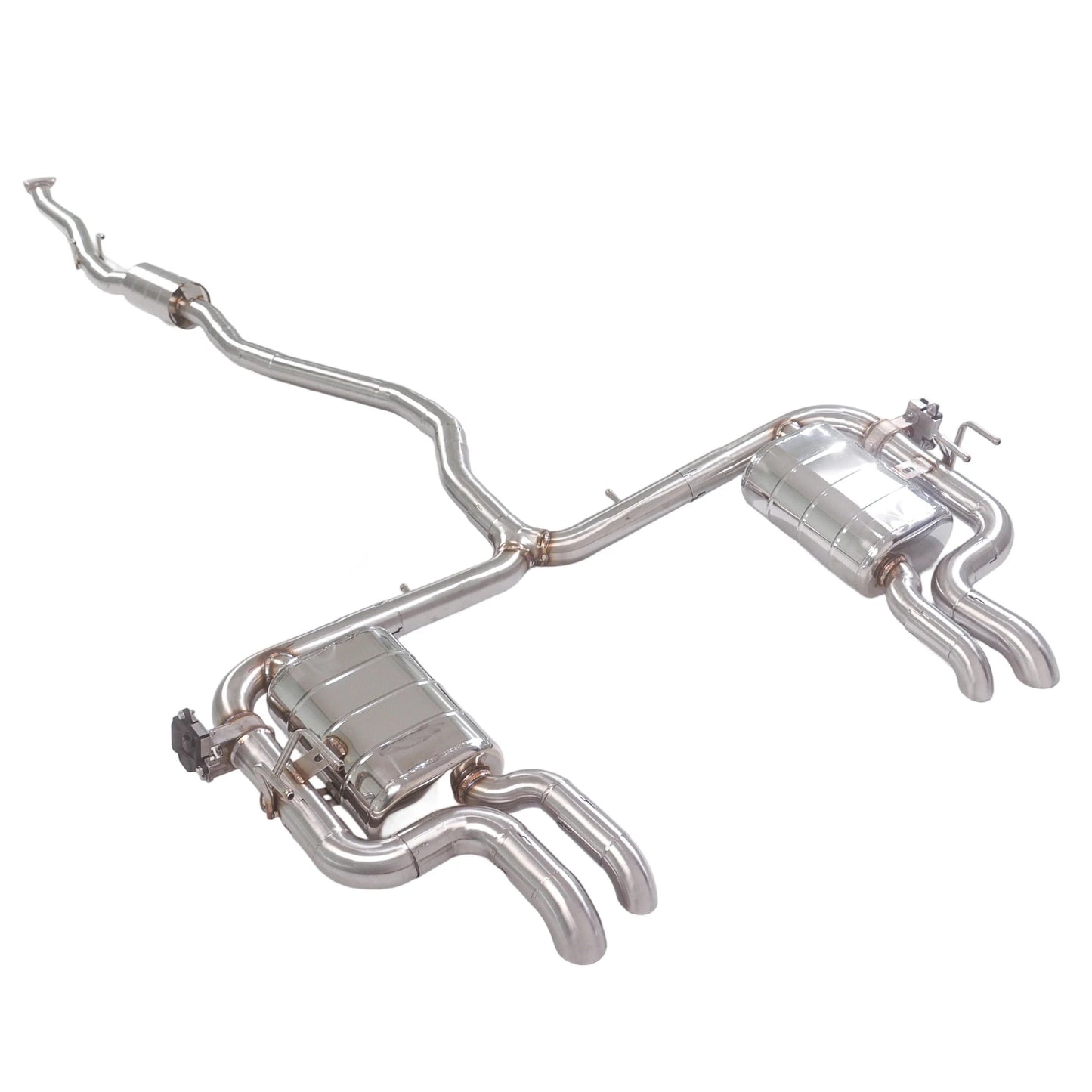 GFC Catback Exhaust Muffler for 2018 10th Gen Honda Civic FC1 1.5T, Car Electric Valve Exhaust System Made of Stainless Steel