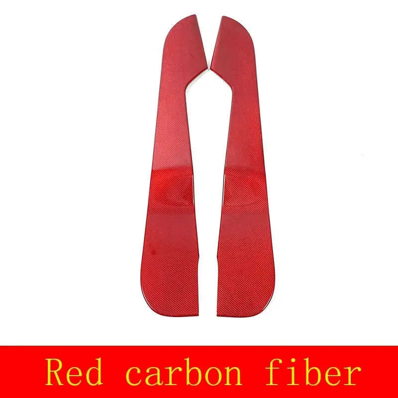 Real Carbon Fiber For Lotus Emira 2021-2023 Car Inner Door Anti Kick Panel Protector Cover Decorative Sticker Car Accessories