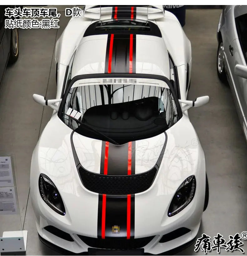 Car sticker FOR lotus Evora 410 Exige sports car decoration modification parallel line Decal fashionable sports film accessories