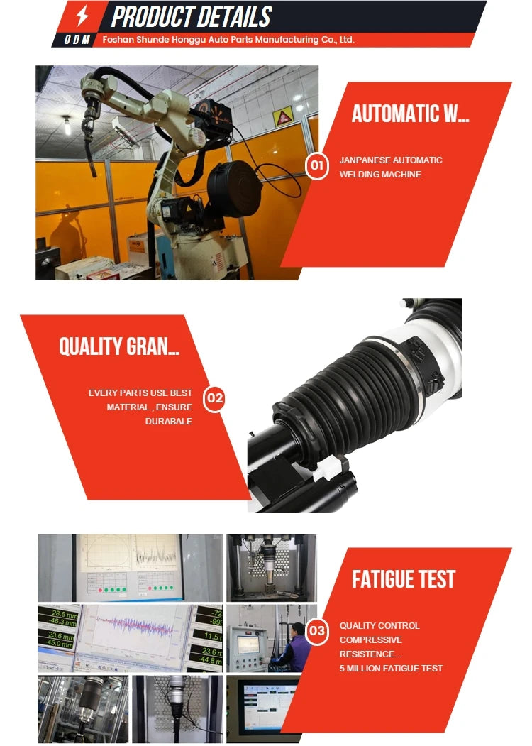 Brand new 670100717 Levante M161 front Air suspension kit  shock absorbers for Maserati  2017- S  Diesel  struts