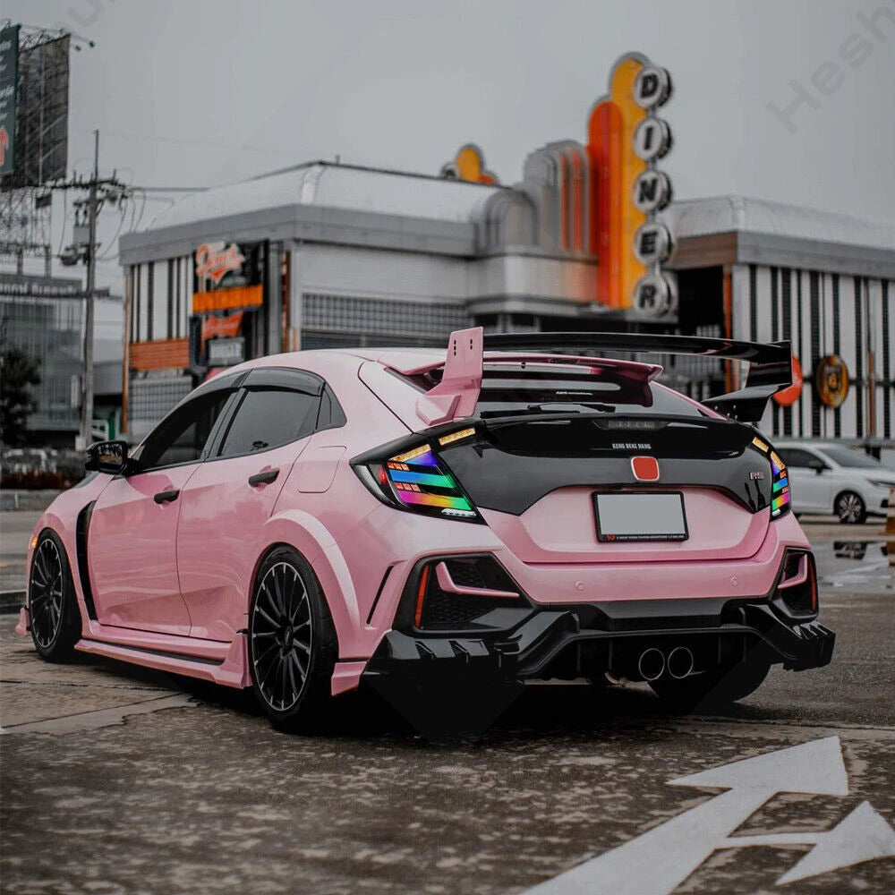 Taillights For Honda Civic Hatchback/Type R 2016-2022 FK7 FK8 10th Gen Tail Lamp Rear Fog Light LED Sequential Signal Assembly