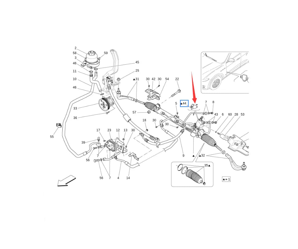 Steering Solenoid Valve For Maserati Ghibli, Quattroporte And Levante 673001466