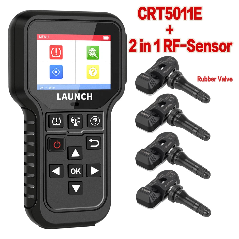 LAUNCH X431 Tire Pressure Sensor Program Relearn Activation CRT5011E TPMS Diagnostic Tools and 315MHz/433MHz RF-Sensor Optional