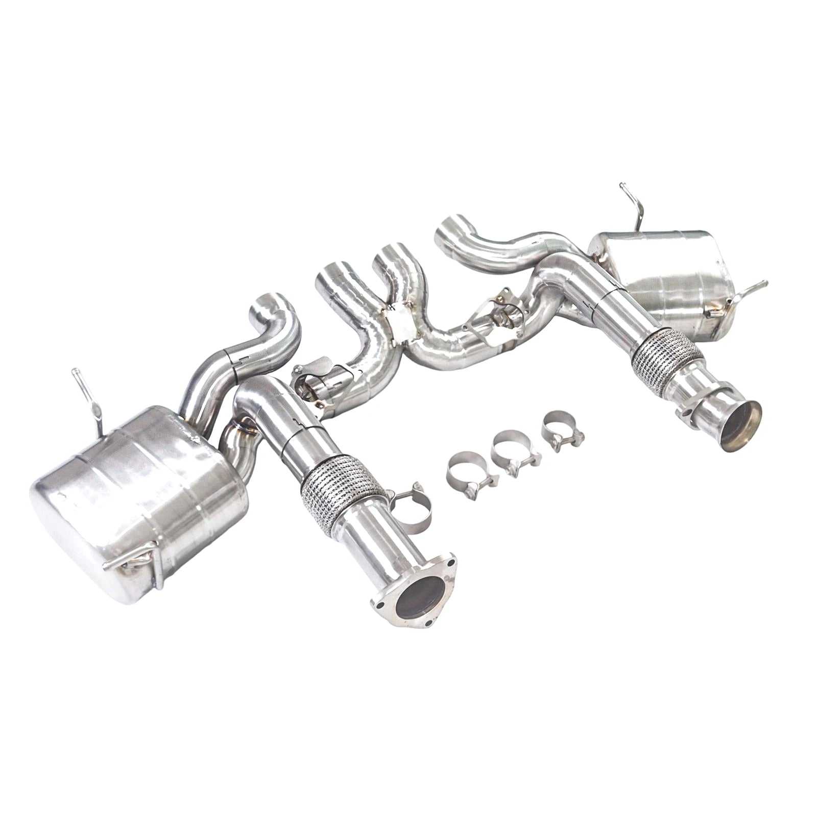 GFC catback exhaust muffler for Chevrolet Corvette C8 Z06 5.5L, Car electric valve exhaust system made of 304 stainless steel