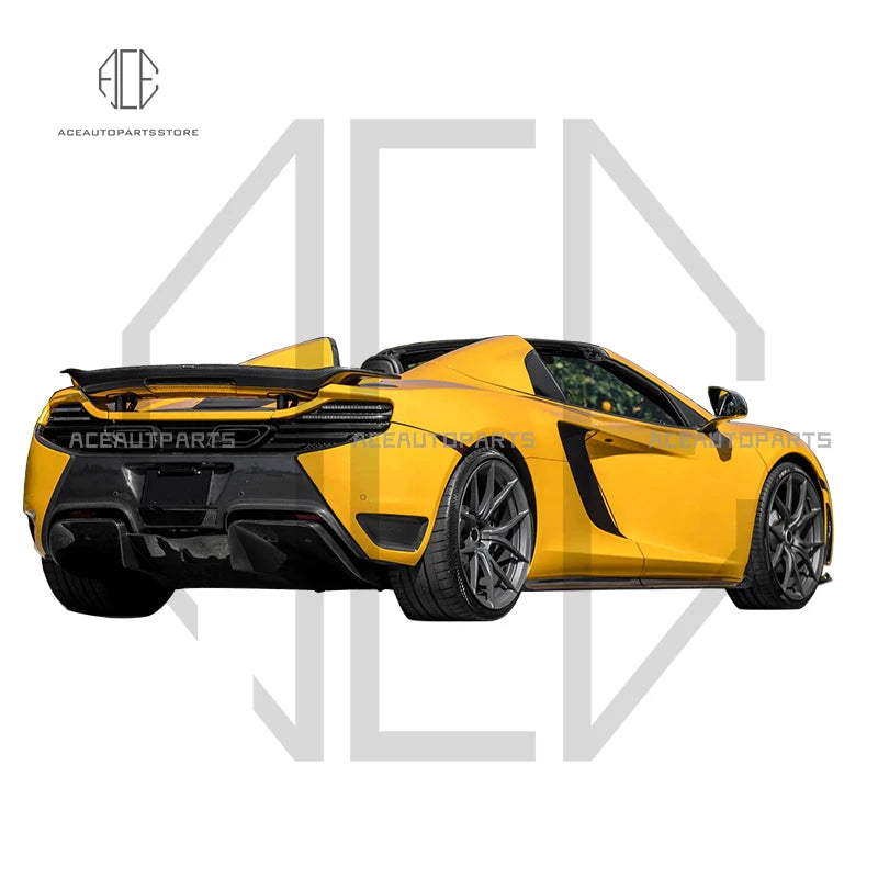 For McLaren MP4-12C 100% Real Carbon Fiber Rear Diffuser Body Kit Rear Lip Rear Bumper Rear Wing 2011-2014