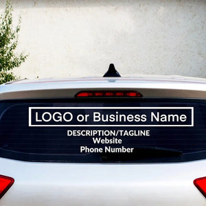 Color Name: WHITE, Size: XL, Style: Style31 - custom Business Car Window Decal, Company Logo Car Sticker, Personalized Letter Stickers For Car Truck Body Van Bussiness - Premium Exterior Accessories from NoEnName_Null - Just $23.18! Shop now at Rapidvehicles