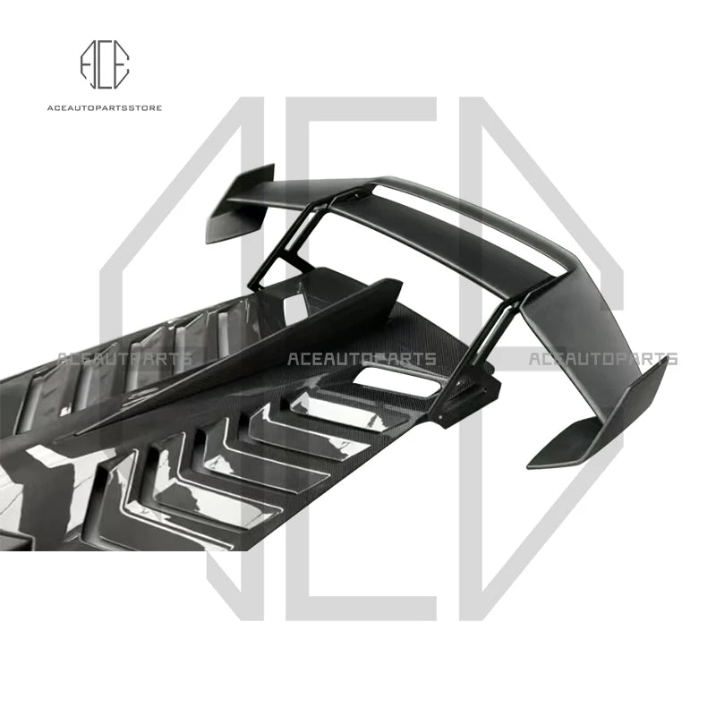 Lp580 Lp610 EVO Dry Carbon Fiiber Body Kit for Lamborghini Huracan Front and Rear Bumper Lip Diffuser Spoiler Engine Hood Cover