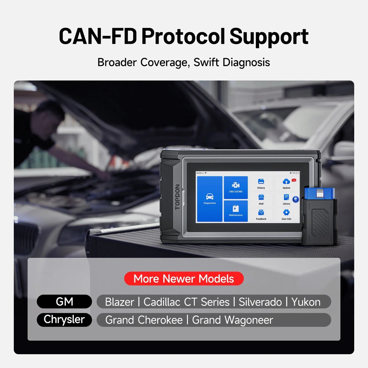TOPDON Artidiag800 BT 2 OBDII Scanner All System Auto Diagnostic Scan Tool Bi-Directional Control Active Tes 28+ Reset Service