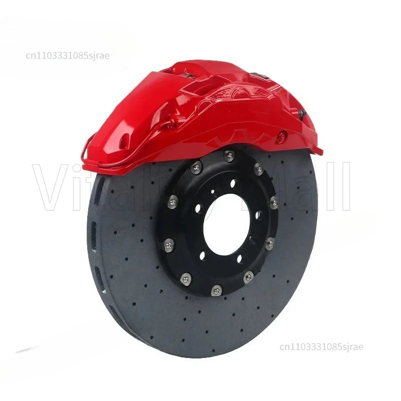 FULL SET 10n carbon ceramic brake disc with brake caliper kit for front 400/420mm Honda civic Porsche Macan Suzuki sx4 Mazda cx5