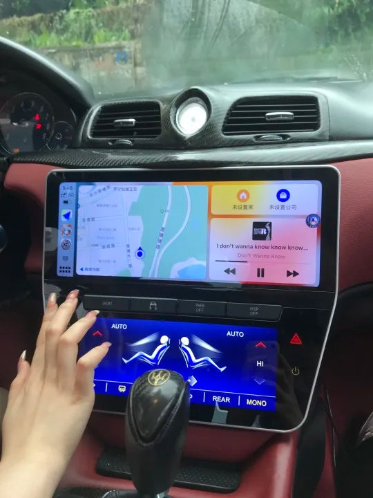 2023 Gen Dual Screen 8+256G Android12 Car GPS Navigation For Maserati GT/GC Gran Turismo Multimedia Player Headunit Auto Carplay