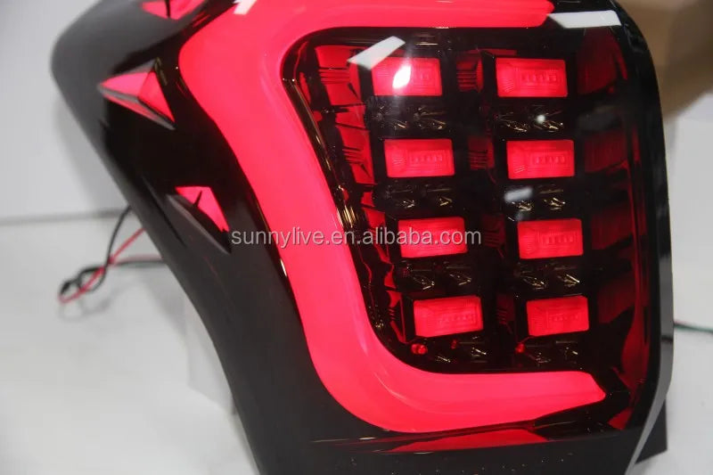 2013-2015 Year For Subaru For Forester LED Strip Rear Light Chrome Housing Smoke Black Cover TW