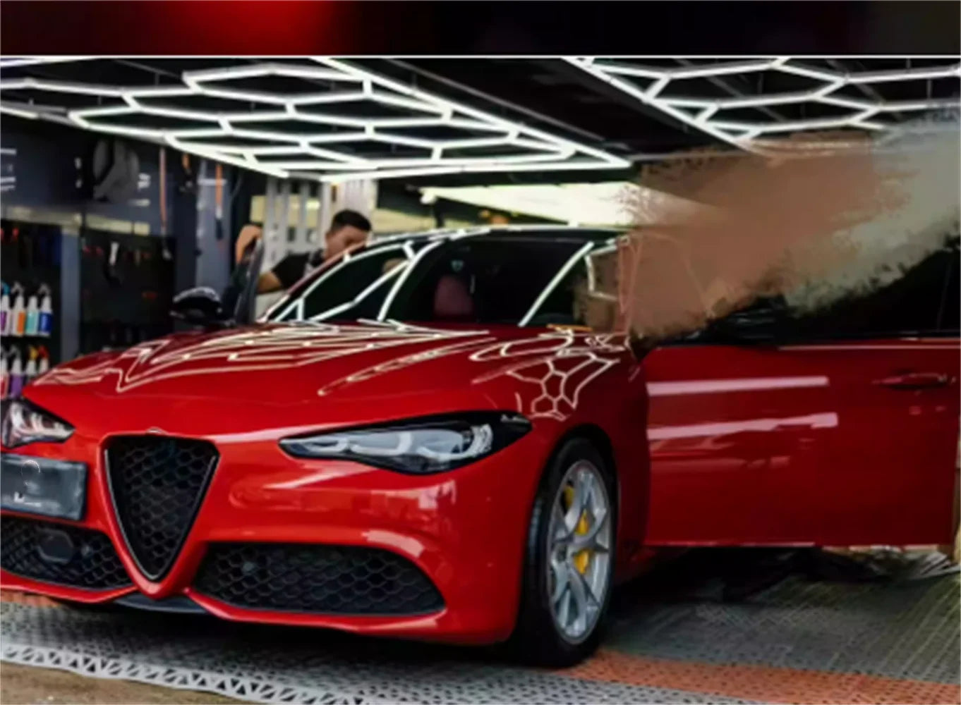 Car front lamp Headlight assembly For Alfa Romeo Giulia Daytime Running Light DRL turn signal 2pcs