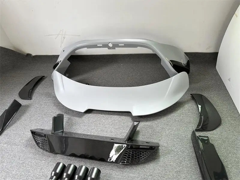 New McLaren 720S Bodykit Carbon Fiber 765LT Includes Front Bumper Side Skirt Rear Bumper Rear Wing Fender Exhaust All New