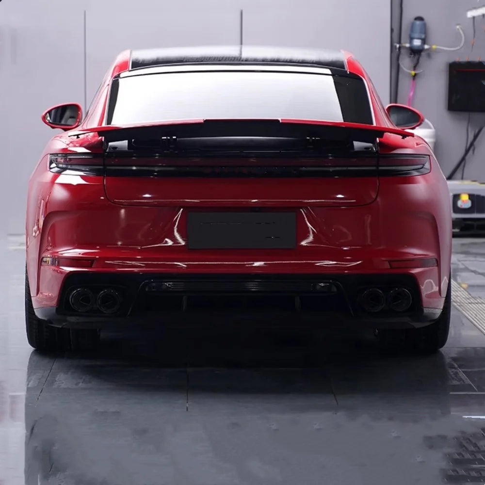 Unpainted Car Kit For Porsche Panamera 976 2024 2025 Modified Front Rear Bumper Lip Grille Side Skirt Fog Lamp Frame