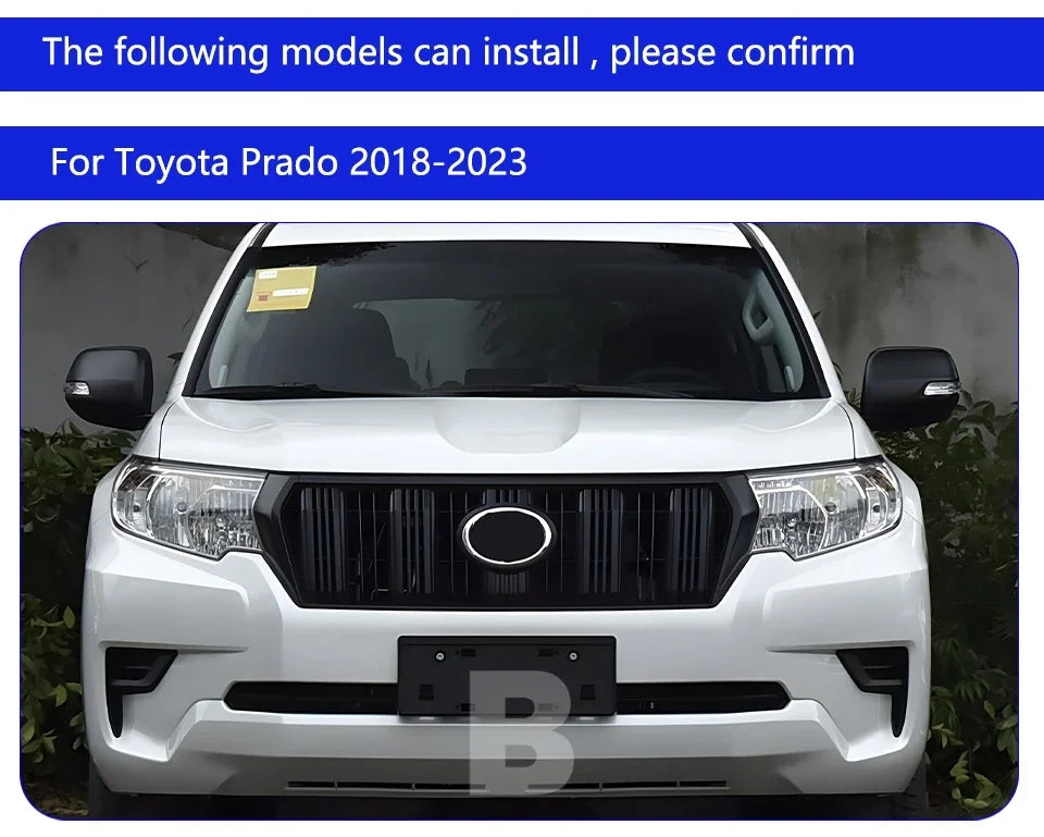 Auto Headlight For Toyota Prado 2018-2023 LED Car Front lamps Assembly Upgrade Bugatti Design Four Projector Lens Accessories