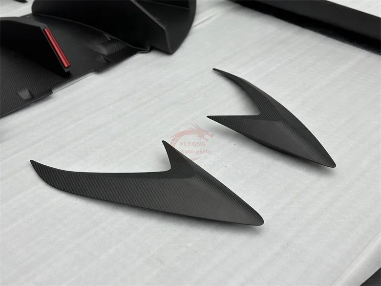 For Lotus Emira Upgrade V Style Dry Carbon Fiber Front Lip Side Skirts Rear Diffuser Rear Spoiler Hood Side air Vents