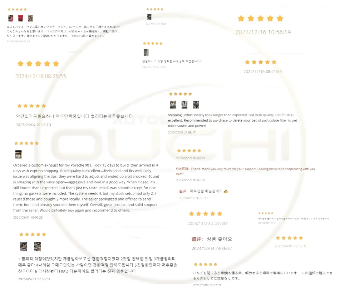 OUCHI Factory Direct Sales For Subaru Impreza WRXSTI Sedan 2007-2010 Stainless Steel With Electronic Valve Exhaust Catback