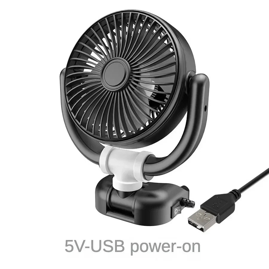 Color Name: WHITE - Car mounted fan for large trucks, 24V/12V - Premium Car Electronics from NoEnName_Null - Just $37.99! Shop now at Rapidvehicles