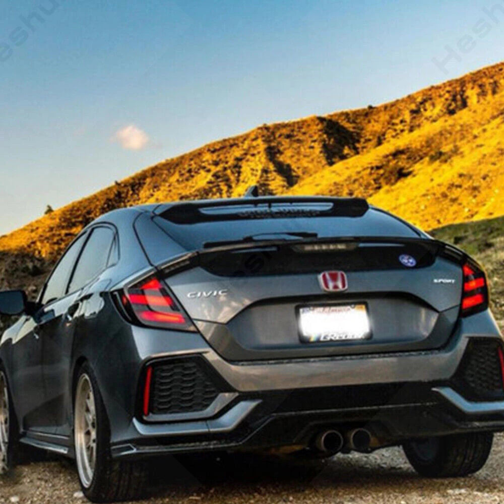 Taillights For Honda Civic Hatchback/Type R 2016-2022 FK7 FK8 10th Gen Tail Lamp Rear Fog Light LED Sequential Signal Assembly