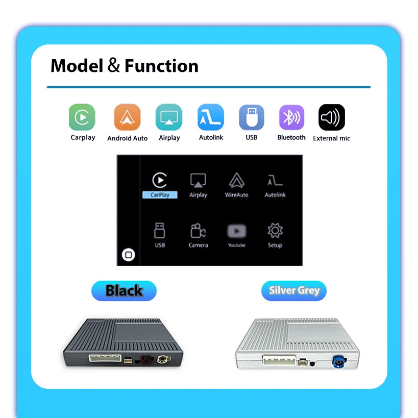 Wireless CarPlay6.5" 8.8 '10.25" For Ferrari F12 F458 812 F488 F8 Potorfino Android mirror link AirPlay CarPlay function