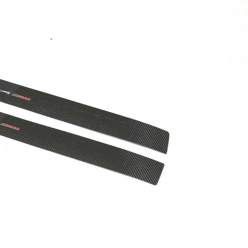 For Maserati GranTurismo GT GTS GC MC carbon fiber welcome pedal decorative strip and threshold strip replacement style 2007-20