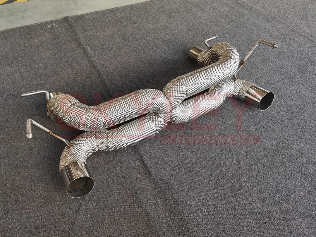 SL Valve Exhaust Catback For Ferrari 488 3.9 2015 Exhaust Valvetronic Catback System Auto Engine Systems