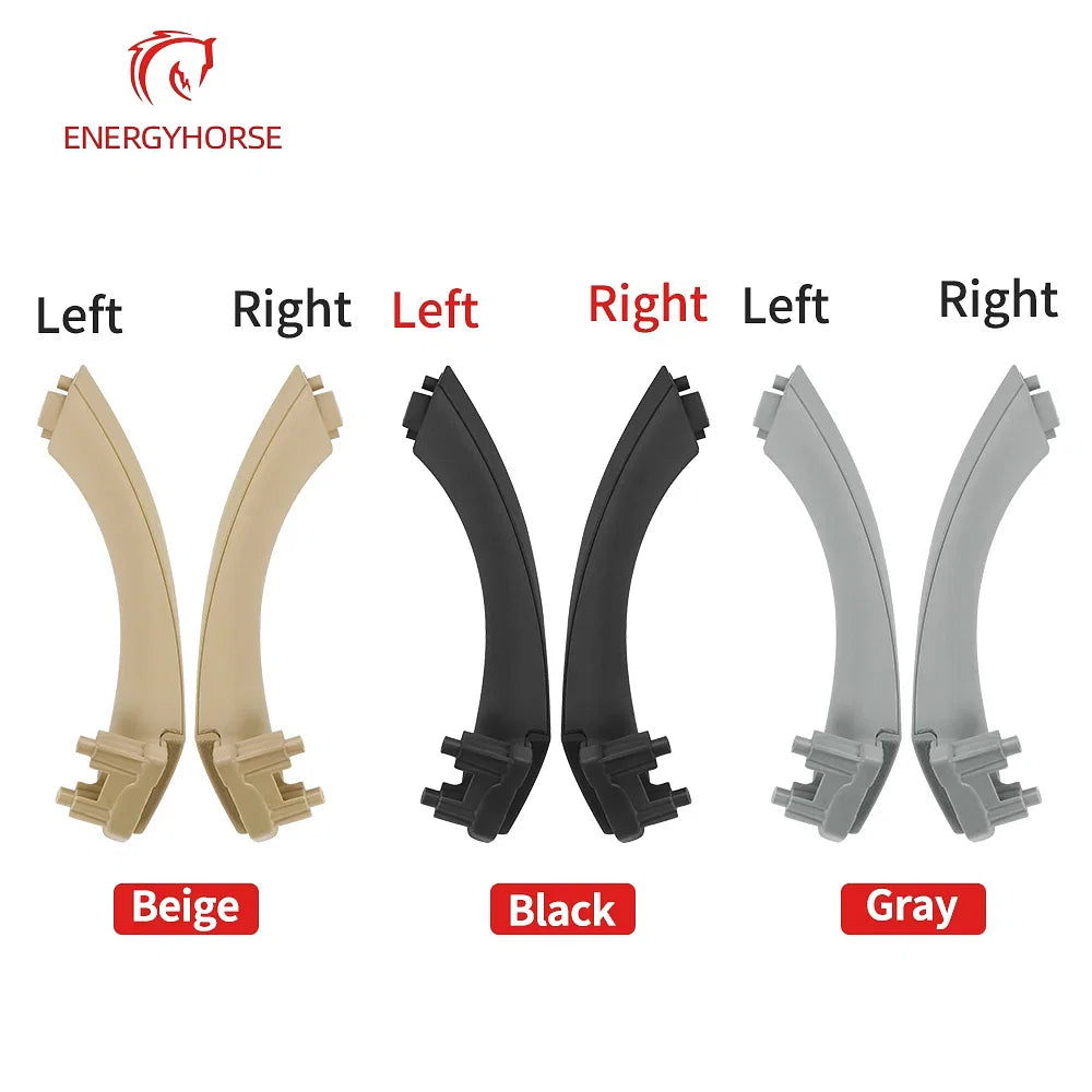 Color: Beige - Car Inner Handle Interior Door Panel Pull Trim - Premium Interior Parts from NoEnName_Null - Just $24.29! Shop now at Rapidvehicles