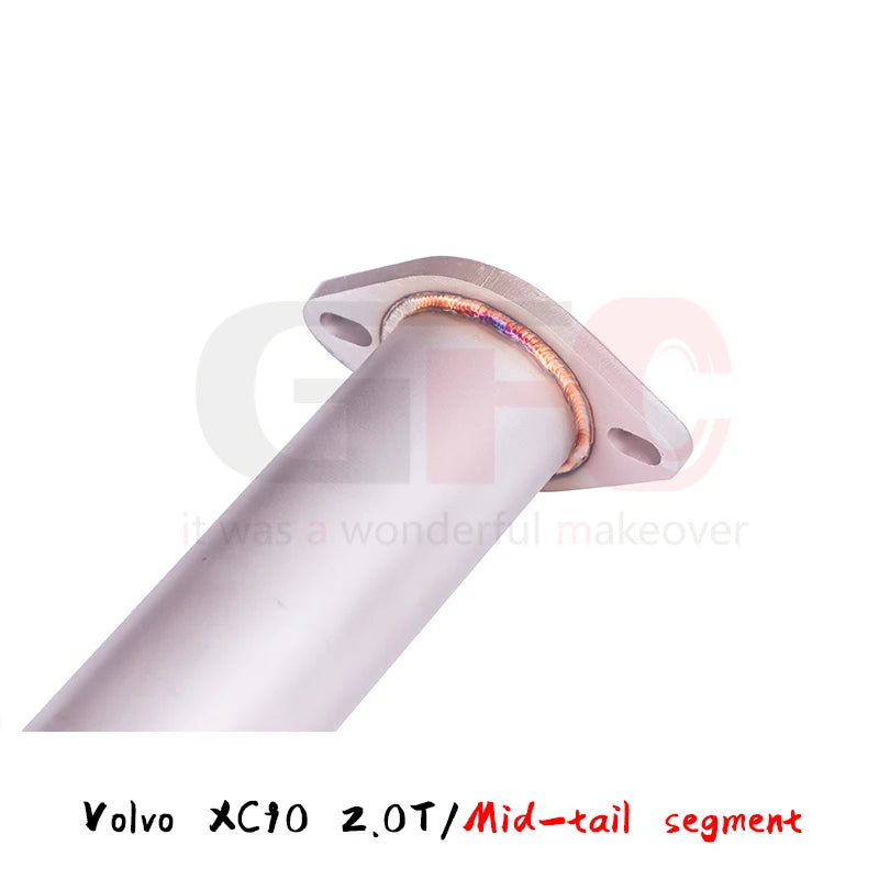 GFC catback exhaust muffler for Volvo XC60 XC90 2.0T, Car electric valve exhaust system made of 304 stainless steel
