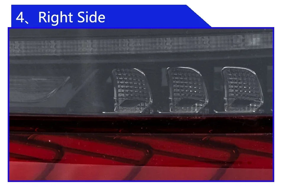 Car Taillights For BMW 3 Series G20 G28 320i 325i 330i 2020-2024 Upgrade LED Dynamic Dragon Scale Taillight Accessories Assembly