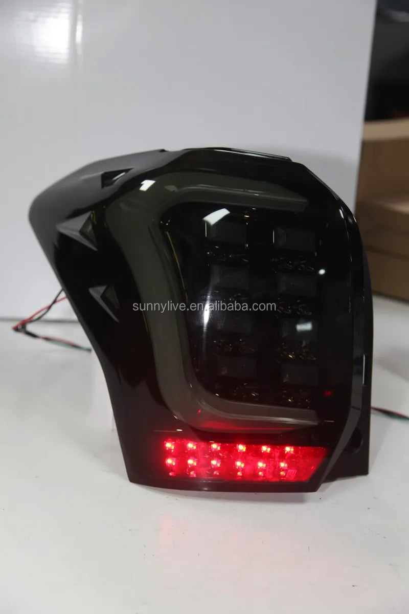 2013-2015 Year For Subaru For Forester LED Strip Rear Light Chrome Housing Smoke Black Cover TW