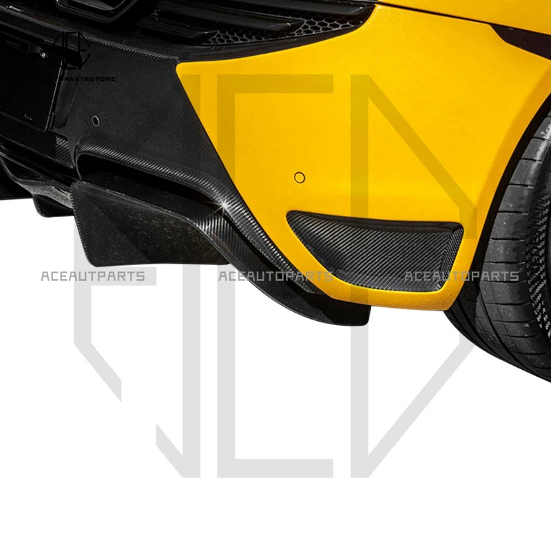 For Mclaren MP4-12C Rear Bumper Side Skirts Rear Lip And Rear diffuser Kit Body Kit Dry Carbon Fiber 2011-2014