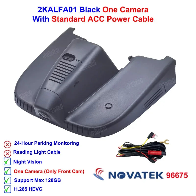 2K 1600P Car Dvr Dash Cam Camera for ALFA ROMEO Stelvio Quadrifoglio for ALFA ROMEO Giulia Quadrifoglio GTA Veloce 2016-2021