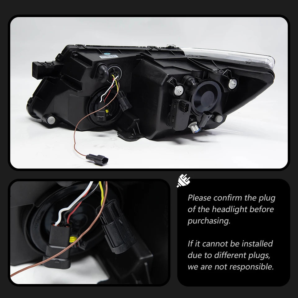 AKD Car Styling for Dodge JCUV Journey 2009-2016 LED Headlight Fiat Freemont LED DRL Hid Angel Eye Bi Xenon Beam Accessories