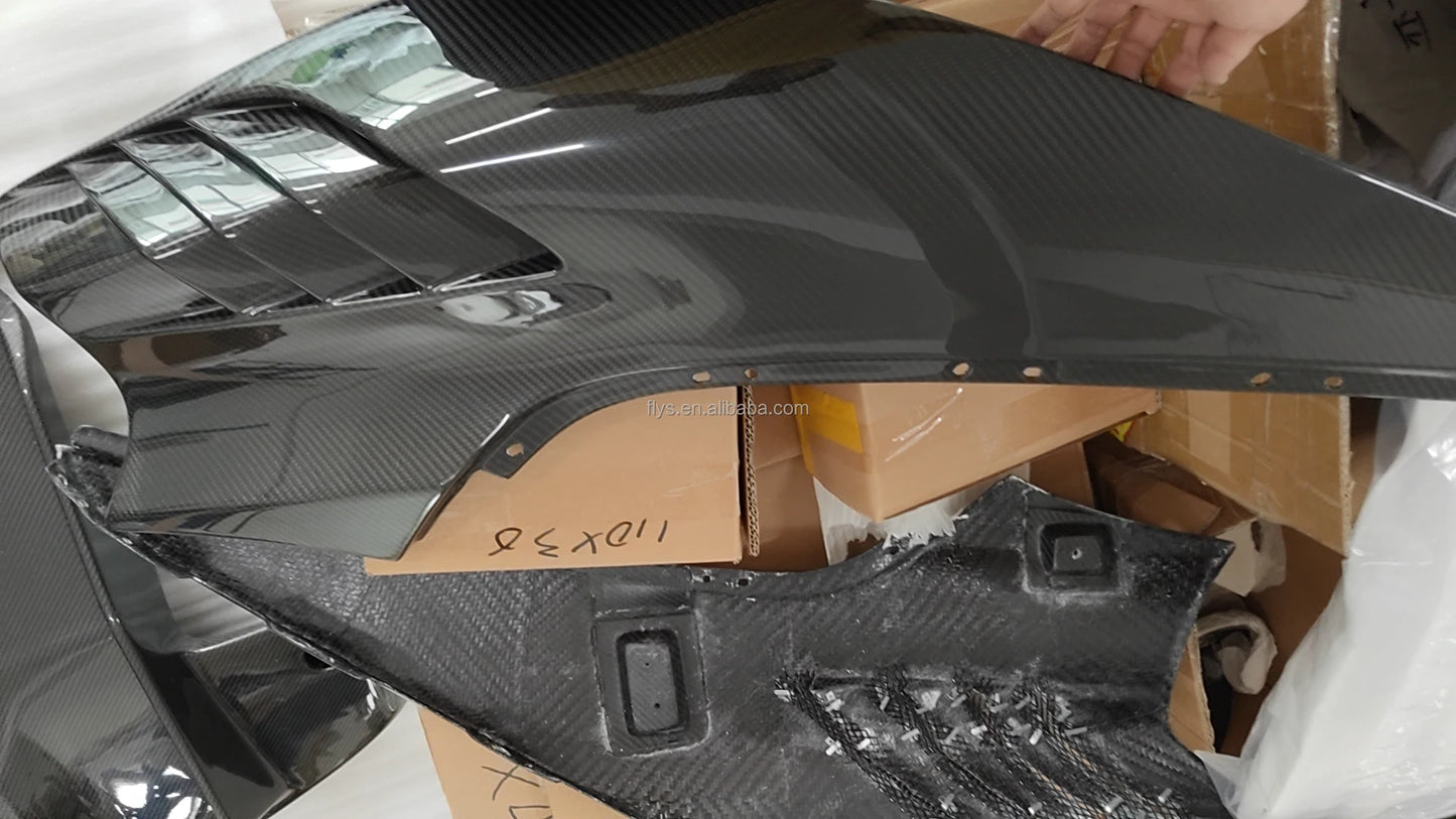 Dry Carbon Fiber Side Fenders for Mclaren 720s Coupe Not Convertble RYFT Design