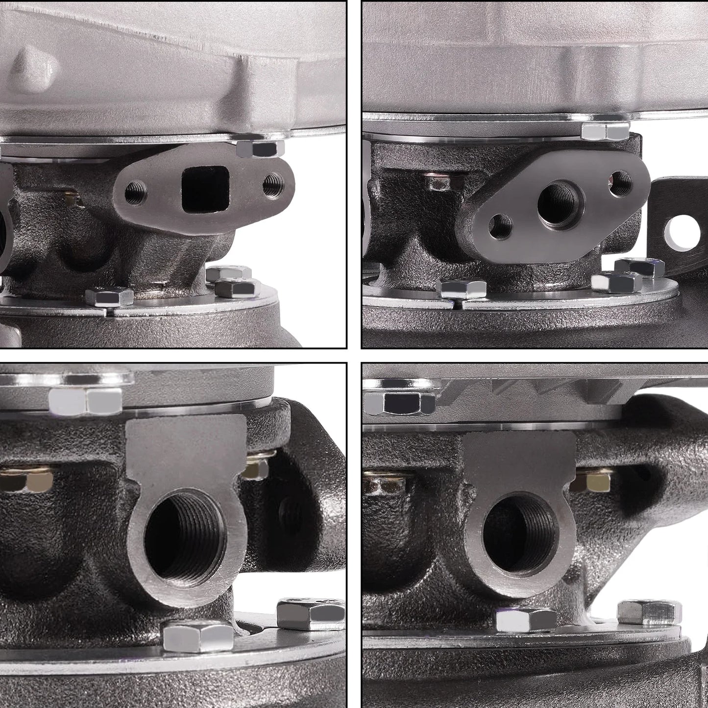 GT30 GT3037 GT3076 4 bolts Flange A/R 0.6 0.82 Water Cool Universal  Turbocharger for All  4 / 6 cyl  2.5L-3.0L engines