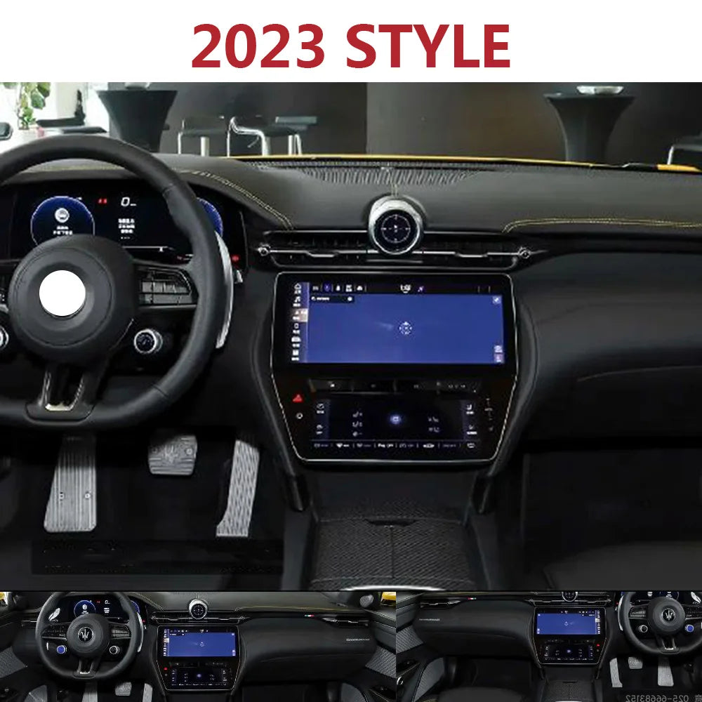 2023 Gen Dual Screen 8+256G Android12 Car GPS Navigation For Maserati GT/GC Gran Turismo Multimedia Player Headunit Auto Carplay