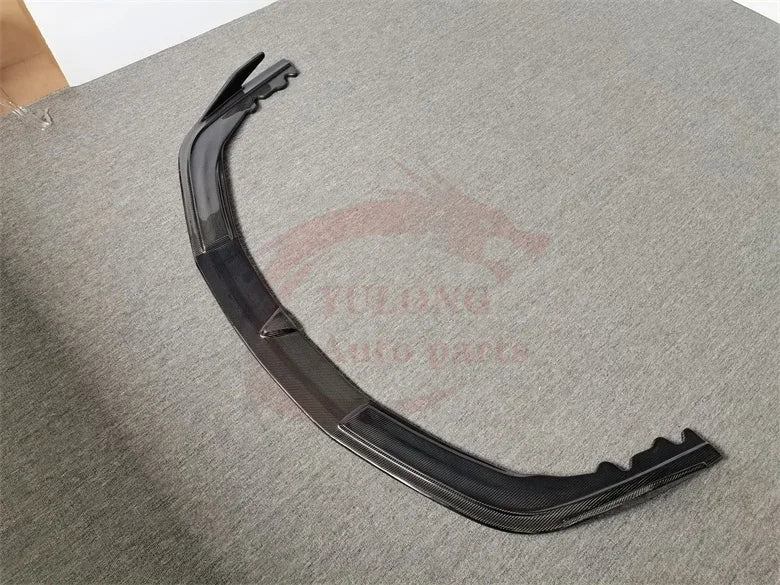 V Style Carbon Fiber Front Lip Front bumper spoiler for Ferrari 458 Italy spider Body Kit