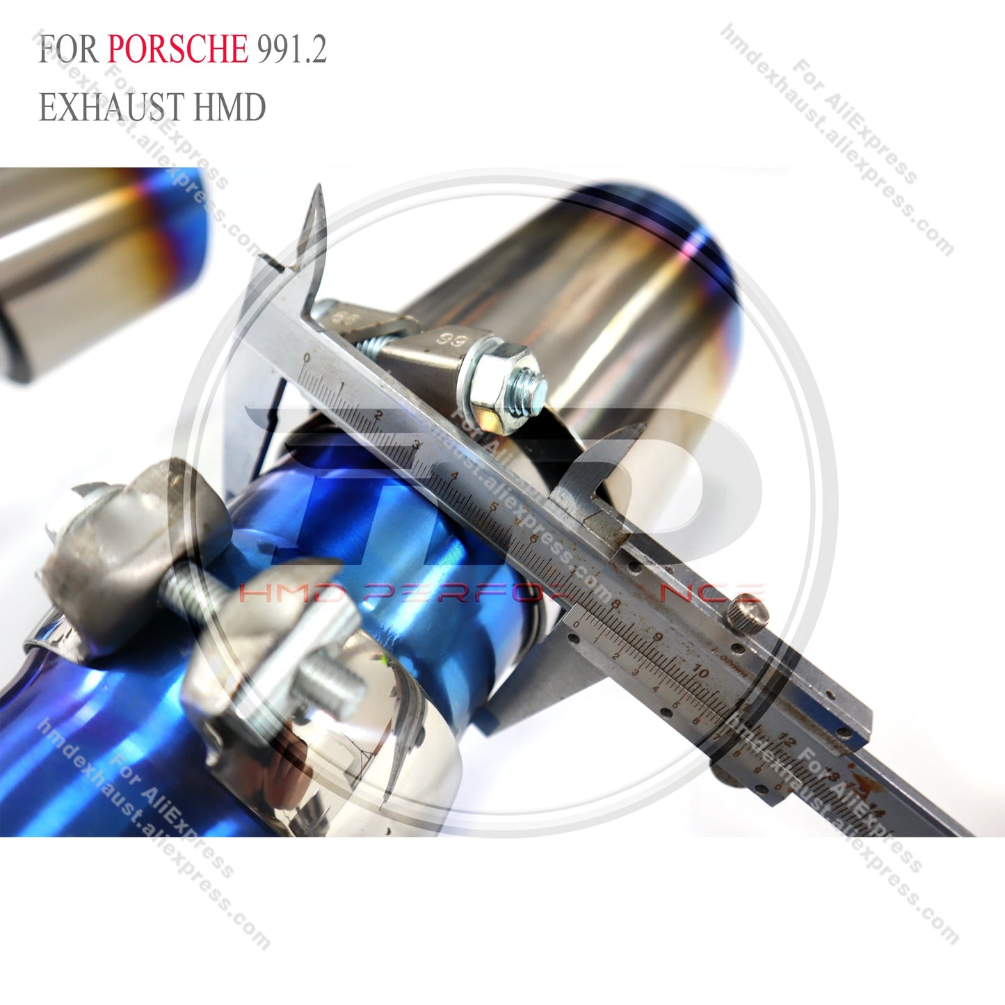 HMD Exclusive customization Exhaust System Titanium alloy High Flow Downpipe and catback for Porsche 911 991.2 with GT3