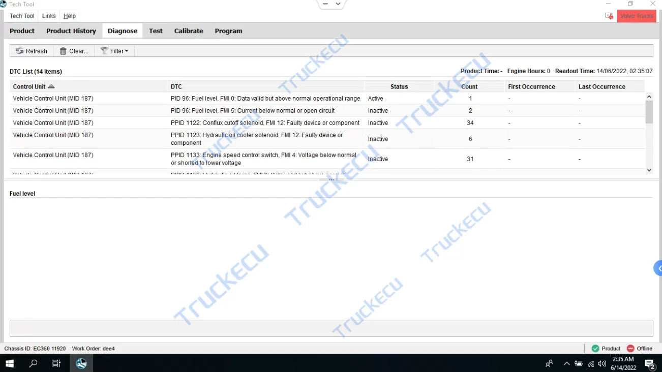 Diesel Engines, 88890180/88890200 diagnostic for volvo trucks excavators