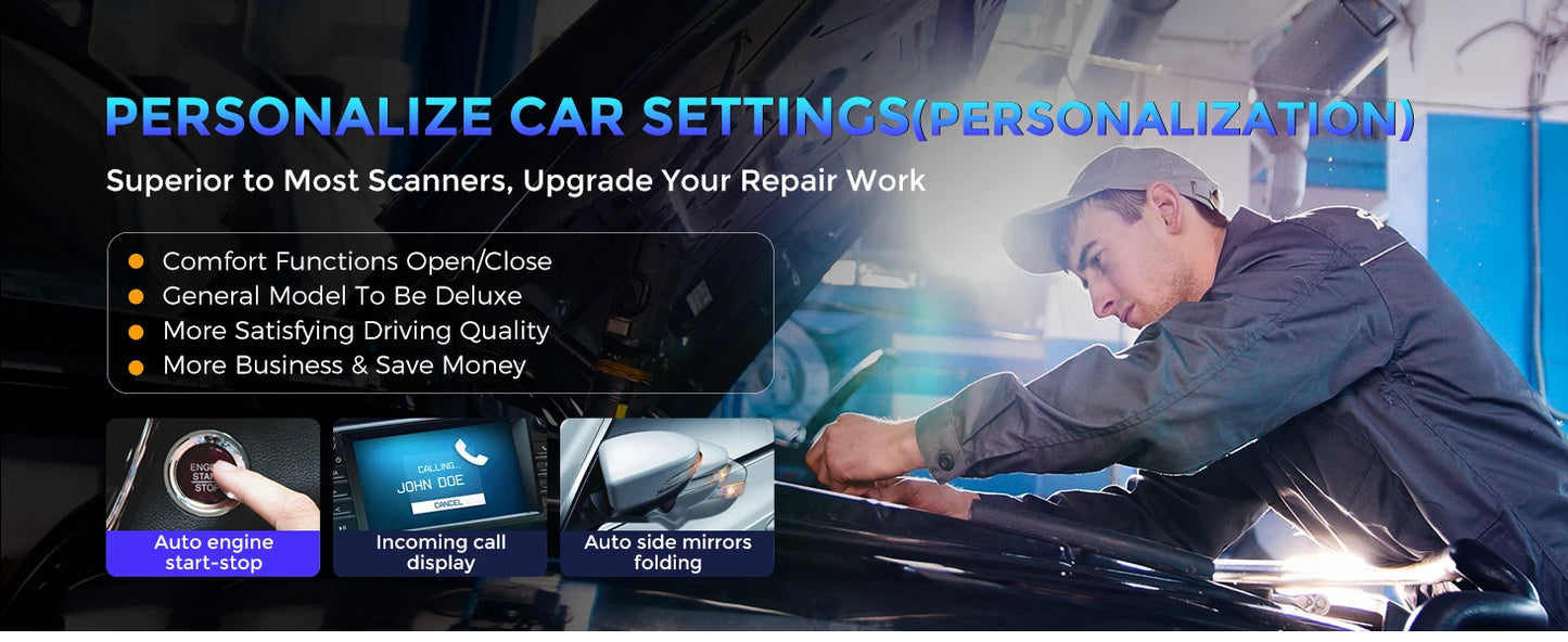 OTOFIX D1 Max Automotive Diagnostic Scan Tool Bi-Directional Scanner ECU Coding DoIP & CANFD 2 Years Update Upgraded of D1 PRO