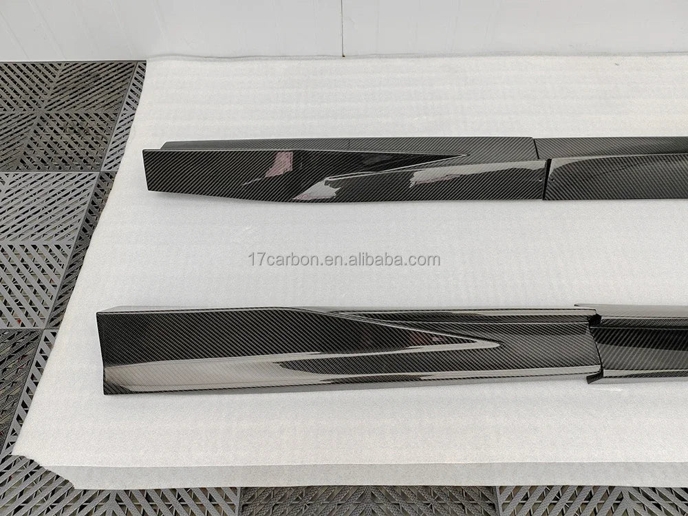 OEM Style Dry Carbon Fiber Side Skirt Extension Perfect Fit for Aston Martin DBX 707